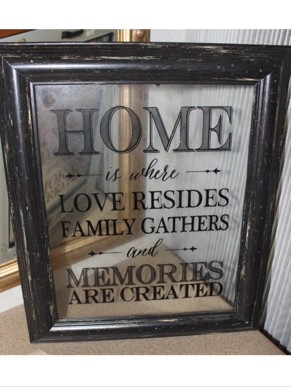Fetco "Home is where Love Resides Family Gathers and Memories Are Created" 11 X